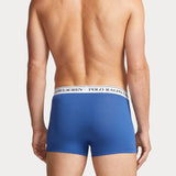 Polo Ralph Lauren Classic Stretch-Cotton Trunk 3-Pack in Green,Blue,Navy
