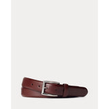 Polo Ralph Lauren Leather Dress Belt In Brown