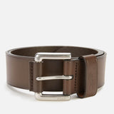 Polo Ralph Lauren Signature Pony Leather Belt In Dark Brown