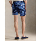 Polo Ralph Lauren Traveller Swimming Trunk In Blue Tropical