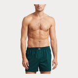 Ralph Lauren Cotton Boxer 3-Pack in Harv Wine/Navy/Green