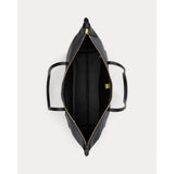 Ralph Lauren Nylon Large Keaton Tote Bag In Black