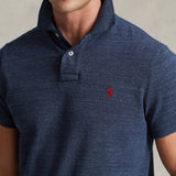 Ralph Lauren Slim Fit Mesh Polo Shirt Royal Heather