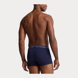 Polo Ralph Lauren Stretch Cotton Boxer Shorts 3-Pack in Cr Nvy/Saph Star/Brmd