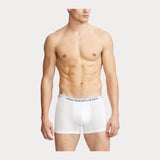 Polo Ralph Lauren Stretch Cotton Boxer Shorts 3-Pack in White/Black/Grey
