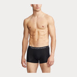 Polo Ralph Lauren Stretch Cotton Boxer Shorts 3-Pack in White/Black/Grey