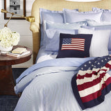 Ralph Lauren Oxford Blue Pillowcase Pair 50x75