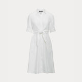 Lauren Ralph Lauren Linen Shirtdress In White