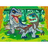 Jurassic World Explorers - 12 + 16 + 20 + 24 Pieces Puzzle