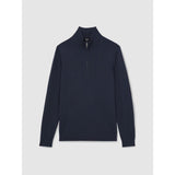 Reiss Blackhall Merino Wool Half-Zip Jumper in