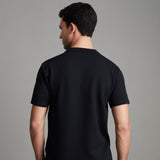 Reiss Bradley Interlock T-Shirt Navy