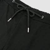Reiss Drawstring Textured Shorts Dark Green