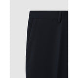 Reiss Eastbury Slim Fit Cotton Blend Chinos in Navy