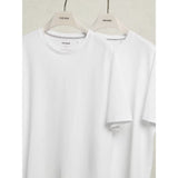 Reiss Flex Stretch-Cotton Loungewear T-Shirts 2 Pack in White