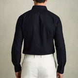 Reiss Greenwich Slim-Fit Button-Down Collar Cotton Oxford Shirt in Navy