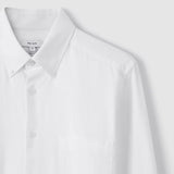 Reiss Greenwich Slim-Fit Button-Down Collar Cotton Oxford Shirt in White