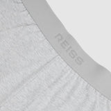 Reiss Hugo Cotton Jersey Logo-Waistband Joggers with Stretch in Soft Grey