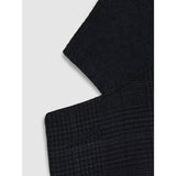 Reiss Jacob Wool-Blend Prince of Wales Check Single-Breasted Blazer Tailored-Fit in Navy