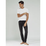Reiss Maddison Tapered Slim-Fit Jeans in Washed Black