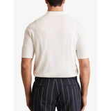 Reiss Thames Textured Knitted Shirt In White