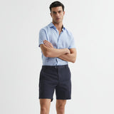 Reiss Wicket Chino Shorts In Navy