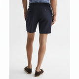 Reiss Wicket Chino Shorts In Navy