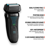 Remington F6 Style Series Aqua Foil Shaver
