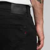 Replay Grover Straight-Fit Jeans In Black