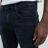 Replay Grover Straight-Fit Jeans In Dark Navy Blue