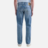 Replay Grover Straight-fit Jeans In Medium Blue