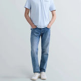 Replay Grover Straight-fit Jeans In Medium Blue
