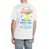 Replay Patterned T-Shirt White