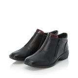 Rieker Double ZIP Shoes In Black