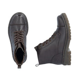 Rieker Lace Ankle Boot In Brown