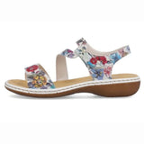 Rieker Patterned Sandal in White
