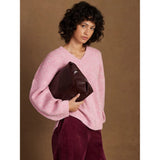 Ro&Zo Marl Knit Jumper in Pink