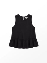Ro&Zo Peplum Top In Black