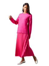 Ro&Zo Pink Rib Detail Jumper in Hot Pink