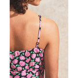 Ro&Zo Pink Rose-Print Strappy Dress