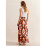 Ro&Zo Tile Printed Maxi Skirt