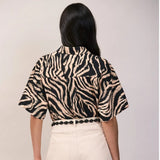 Ro&Zo Zebra Print Shirt