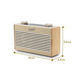 Roberts Rambler Uno Portable DAB+/FM Retro Radio In Pastel Cream