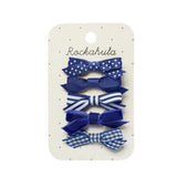 Rockahula Kids School Bow Clip Set Blue