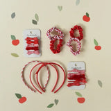 Rockahula School Bow Clip Set In Red