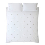 Historic Royal Palaces - Victoria Sprigs Embroidery S-King Duvet Set In White