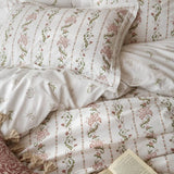 Historic Royal Palaces - Waistcoat Stripe S-King Duvet Set In Pink