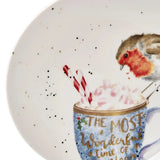 Royal Worcester Wrendale Designs Robin & Bunny Plate Set