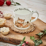 Royal Worcester Wrendale 'The Night before Christmas' Mug