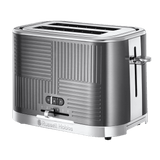 Russell Hobbs 25250 2 Slice Geo Grey Stainless Toaster