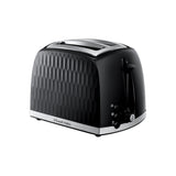Russell Hobbs Honeycomb 2 Slice Toaster In Black